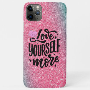 PARA iPhone 11 PRO MAX FUNDA DE TELÉFONO CON BRILLOS ROSA