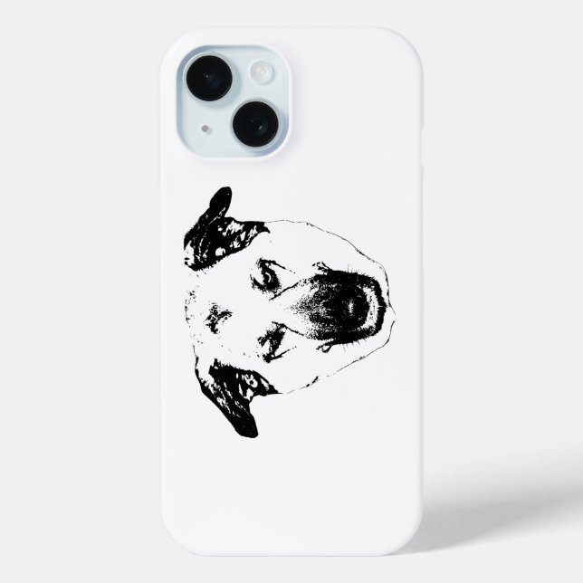 Case-Mate Para iPhone Funda de teléfono con cabeza de perro Vector Crisp (Reverso )