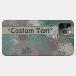 Para iPhone 11 Pro Max Funda de teléfono con camuflaje de bosque y biohaz