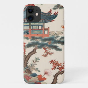 Para iPhone 11 Funda de teléfono con Chinoiserie
