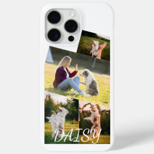 Para iPhone 15 Pro Max Funda de teléfono con collage de fotos personaliza