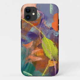 Para iPhone 11 Funda de teléfono con diseño de jardín salvaje