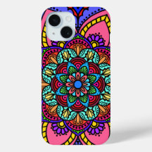 Funda de teléfono con diseño de mandala