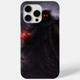 Para iPhone 15 Pro Max Funda de teléfono con emblema de dios oscuro
