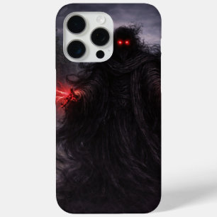 Para iPhone 15 Pro Max Funda de teléfono con emblema de dios oscuro