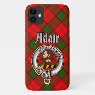 Para iPhone 11 Funda de teléfono con emblema y tartán del clan Ad