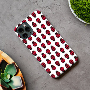 Funda de teléfono con estampado de mariquita