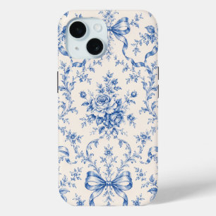 Para iPhone 15 Funda de teléfono con estampado de toile de cinta
