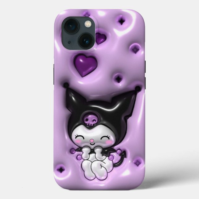 Case-Mate Para iPhone Funda de teléfono con estética gótica morada adora (Reverso )