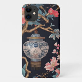Para iPhone 11 Funda de teléfono con estilo chinoiserie
