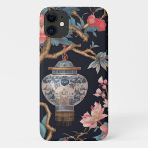 Para iPhone 11 Funda de teléfono con estilo chinoiserie