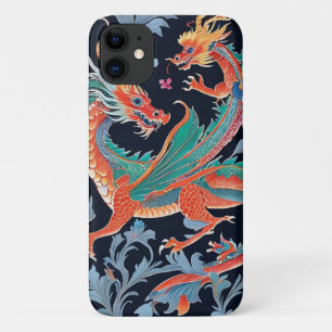 Para iPhone 11 Funda de teléfono con estilo Chinoiserie