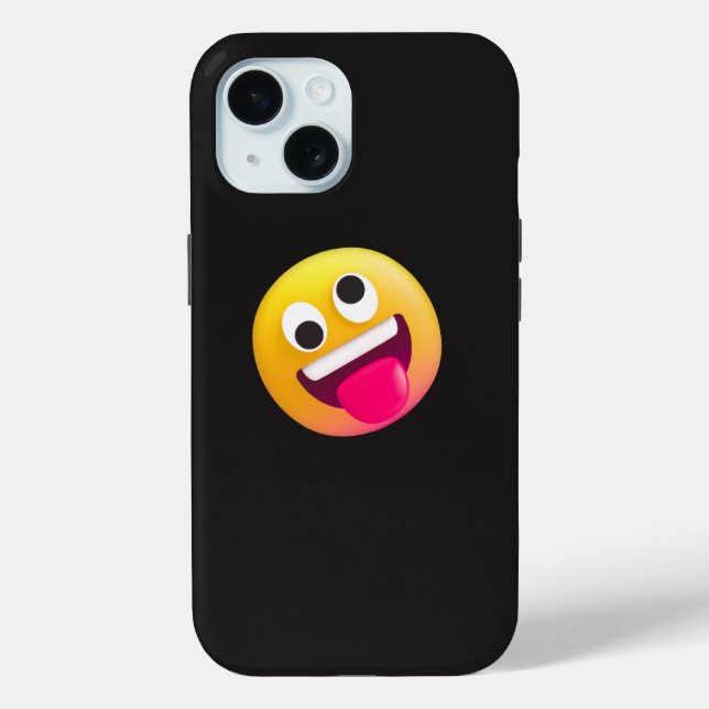 Case-Mate Para iPhone Funda de teléfono con expresión de emoji divertida (Reverso )