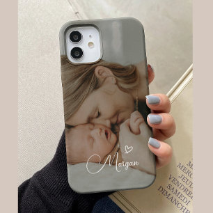 Para iPhone 15 Funda de teléfono con foto familiar completa de gu
