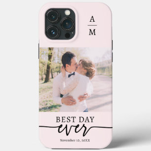 Para iPhone 13 Pro Max Funda de teléfono con foto rosa