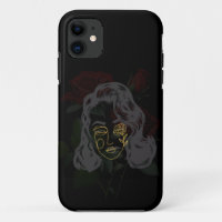 Funda de teléfono con máscara