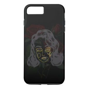 Para iPhone 8 Plus/7 Plus Funda de teléfono con máscara