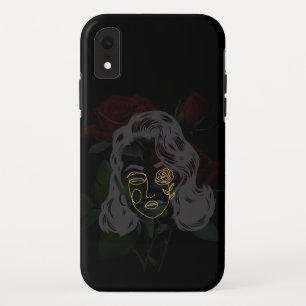 Para iPhone XR Funda de teléfono con máscara