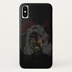 Para iPhone X Funda de teléfono con máscara 