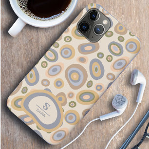 Para iPhone 11 Pro Funda de teléfono con monograma moderno – Diseño a