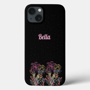 Para iPhone 13 Funda de teléfono con nombre personalizado