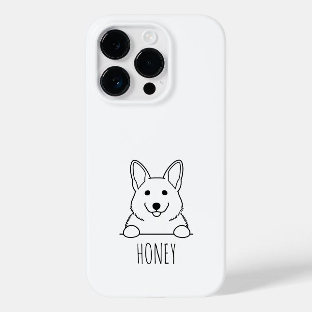 Case-Mate Para iPhone Funda de teléfono con nombre personalizado de Beag (Reverso )