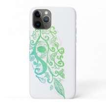Funda de teléfono con ojo floral