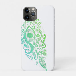 Para iPhone 11 Pro Funda de teléfono con ojo floral