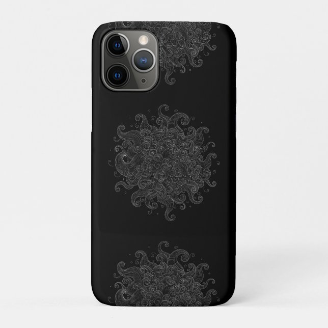 Case-Mate Para iPhone Funda de teléfono con olas abstractas delineadas e (Reverso)