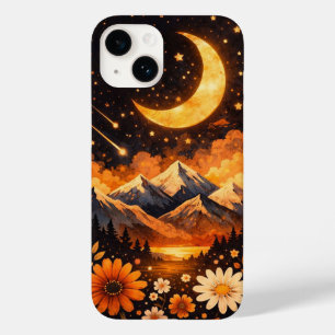 Funda Para iPhone 14 De Case-Mate Funda de teléfono con patrón de luna floral – Lind