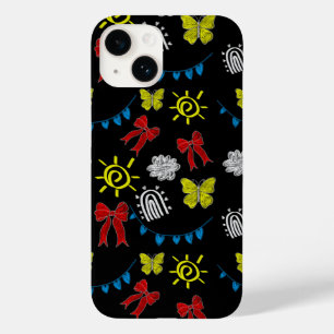 Funda Para iPhone 14 De Case-Mate Funda de teléfono con patrón de mariposa brillante
