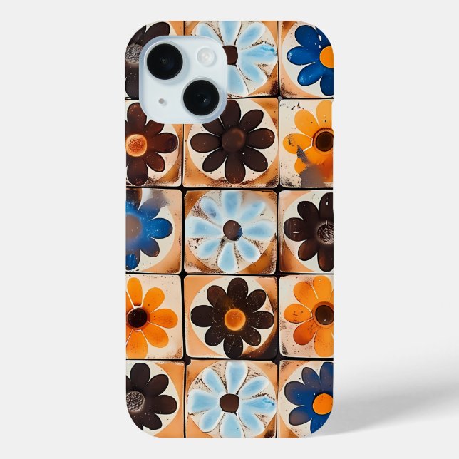 Case-Mate Para iPhone Funda de teléfono con patrón de mosaico de margari (Reverso )