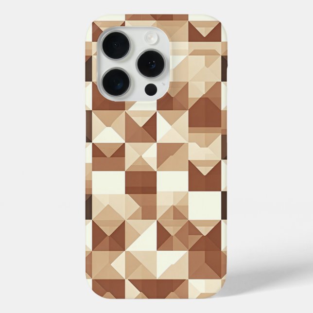Case-Mate Para iPhone Funda de teléfono con pirámide geométrica 3D moder (Reverso )