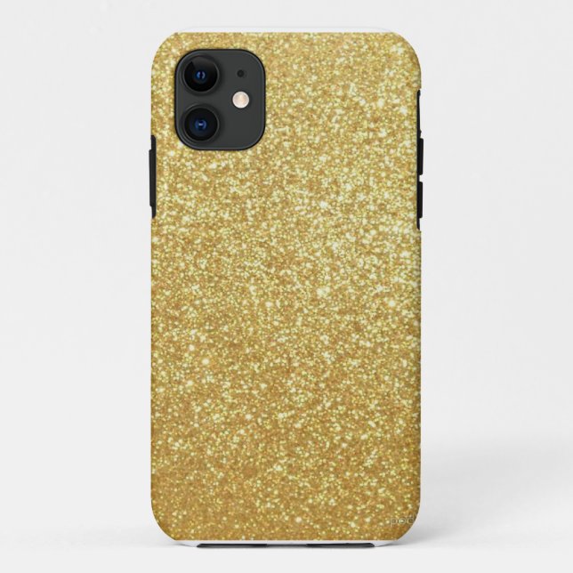 Case-Mate Para iPhone Funda de teléfono con purpurina dorada, regalo de  (Reverso)