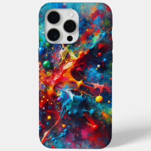 Para iPhone 15 Pro Max Funda de teléfono con salpicaduras de pintura