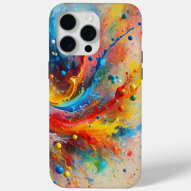 Case-Mate Para iPhone Funda de teléfono con salpicaduras de pintura (Reverso )