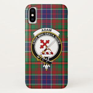 Para iPhone X Funda de teléfono con tartán del antiguo clan esco