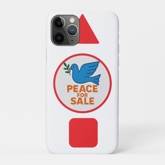 Case-Mate Para iPhone Funda de teléfono con tema de paz diseñado (Reverso)