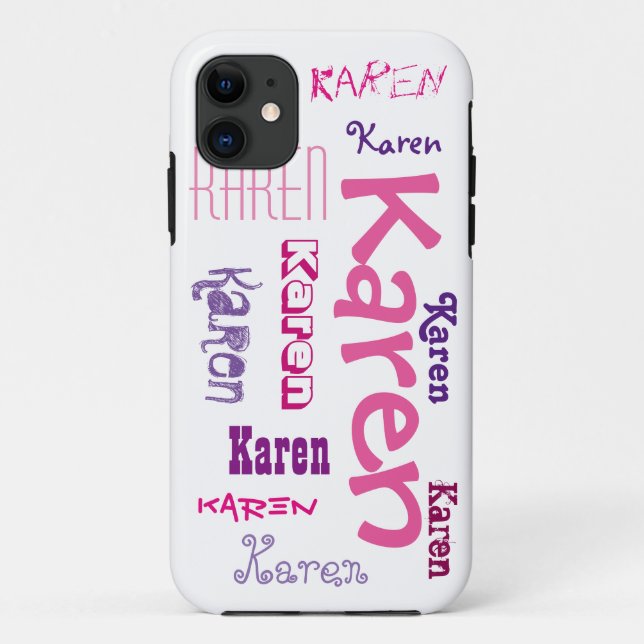 Case-Mate Para iPhone Funda de teléfono con tu nombre (Reverso)