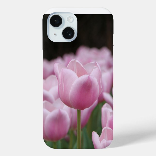 Case-Mate Para iPhone Funda de teléfono con tulipán rosa (Reverso )