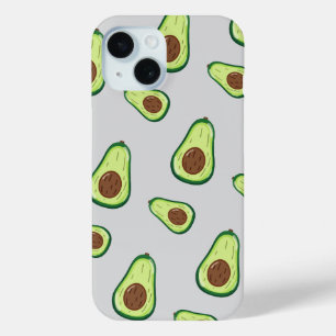 Para iPhone 15 Funda de teléfono de aguacate adorable – Diseño ve
