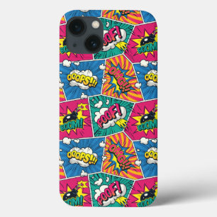 Para iPhone 13 Funda de teléfono de arte pop de cómic