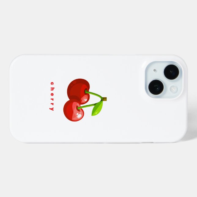 Case-Mate Para iPhone funda de teléfono de cereza (Reverso (Horizontal) )