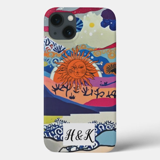 Case-Mate Para iPhone Funda de teléfono de Collage de Puesta de Sol - Co (Reverso)