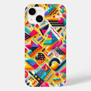 Funda Para iPhone 14 De Case-Mate Funda de teléfono de formas geométricas 3D vibrant