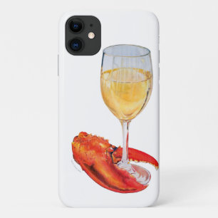 Para iPhone 11 Funda de teléfono de Garra de Langosta y Copa de V