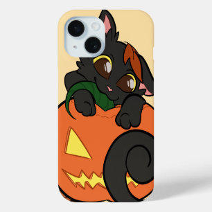 Para iPhone 15 Funda de teléfono de gato lindo