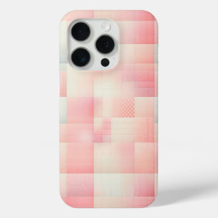 Para iPhone 15 Pro Funda de teléfono de gradiente pastel rosa soñador