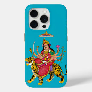 Para iPhone 15 Pro Funda de teléfono de la diosa Durga