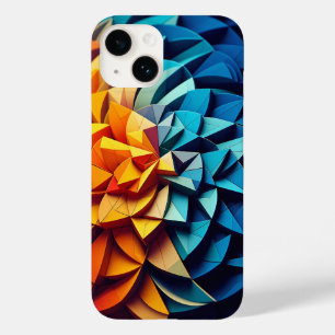 Funda Para iPhone 14 De Case-Mate Funda de teléfono de loto geométrico 3D moderno Az